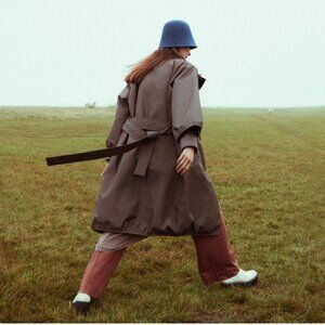 g-lab *NEW* Grace 2-in-1 Primaloft Taupe Trench Coat